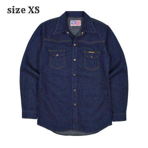 80s Bobson Japan Denim Western Shirt Size XS