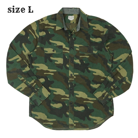 J.Crew Company Camo Work Shirt Size L