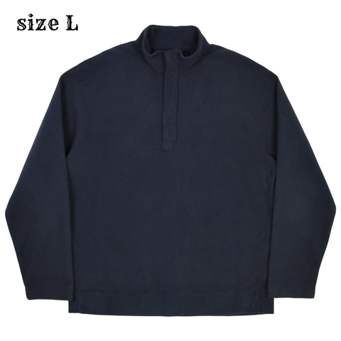 2000s Old GAP Quarter Zip Fleece Jacket Size L
