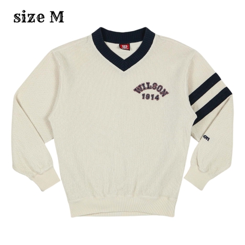 Wilson Made in Japan Knitted Sweatshirt Size M