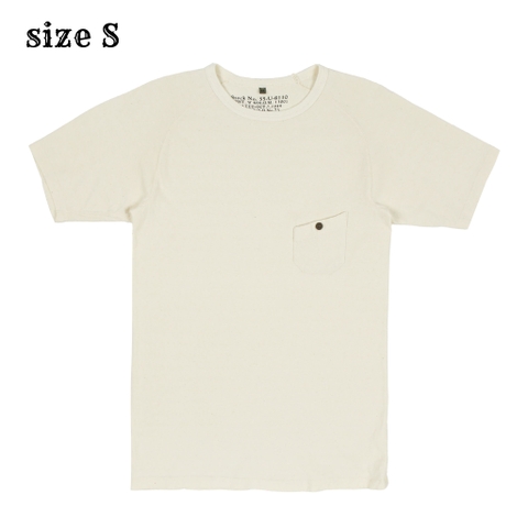 Nigel Cabourn Ecru Pocket T-Shirt Size S
