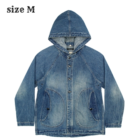 Johnbull Japan Hooded Denim Jacket Size M