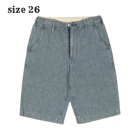 Two Moon Canvas Shorts Size 26