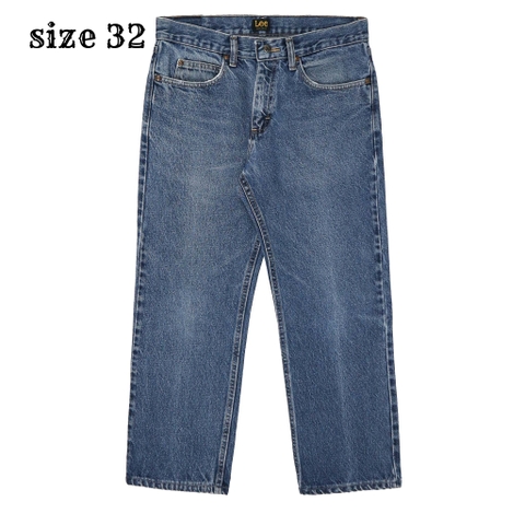 00s Lee Denim Faded Blue Jeans Size 32