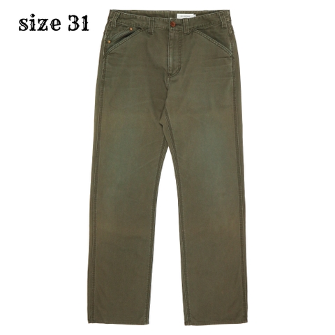 Still by Hand Japan Made Olive Utility Pants Size 31