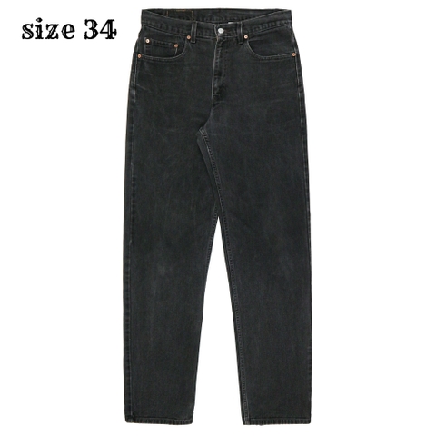 2000s Levi's 550 Black Denim Jeans Size 34