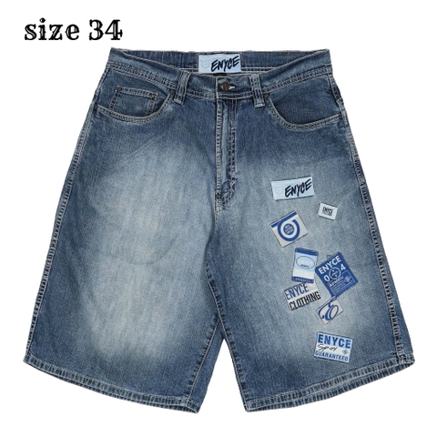 Enyce Denim Baggy Shorts Size 34