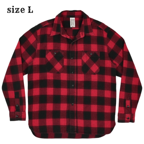 C.A.B. Clothing Flannel Work Shirt Size L