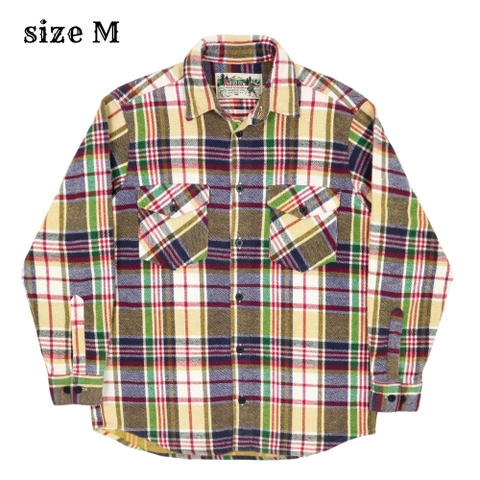 80s Levi's Alaska Heavy Flannel Shirt Size M