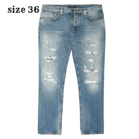 Nudie Jeans Grim Tim Denim Jeans Size 36
