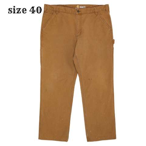 Carhartt Rugged Flex Canvas Carpenter Pants Size 40