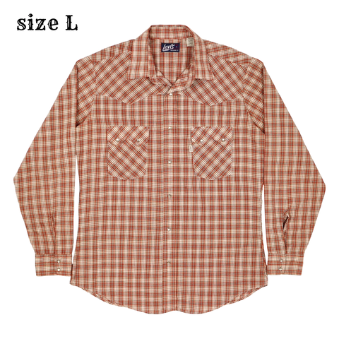 Vintage 80s Levi's USA Western Shirt Size L