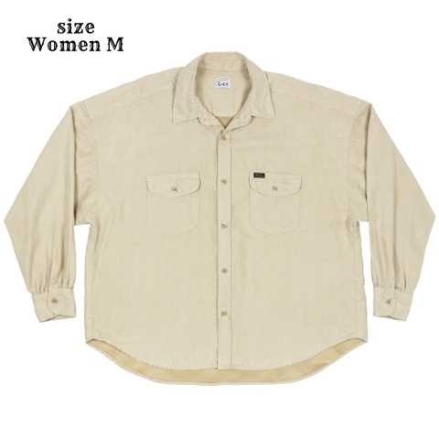 Lee Oversized Work Shirt Women Size M
