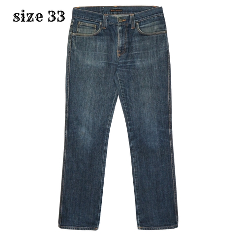 Old Nudie Model Slim Jim Denim Jeans Size 33