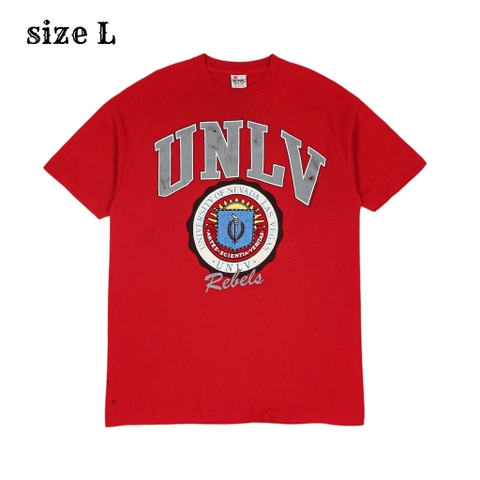 Vtg 80s Signal USA UNLV Graphic T-Shirt Size L
