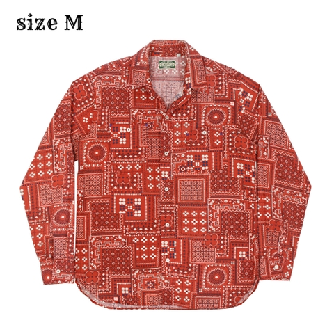 Sugar Cane Made in JP Bandana Shirt Size M