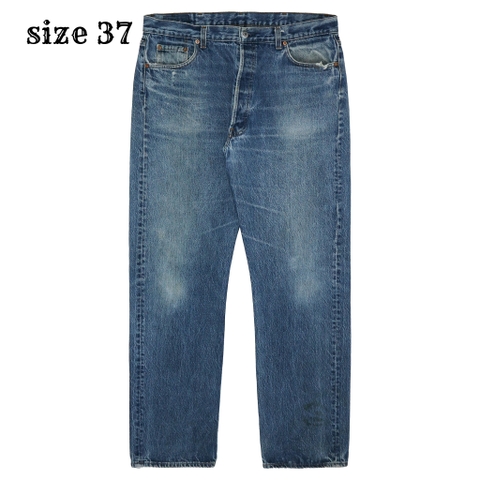 80s Levi's 501 USA Made Denim Jeans Size 37