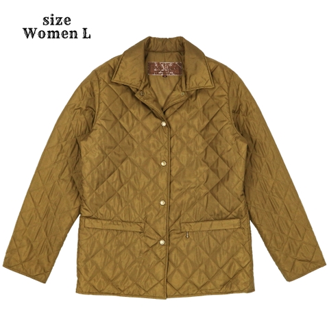 Crocodile Quilted Jacket Women Size L