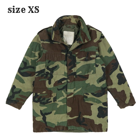 Rothco Mil-spec Woodland Camo Field Jacket Size XS