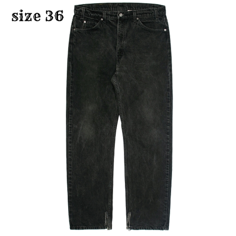 90s Levi's 505 Black Denim Jeans Size 36
