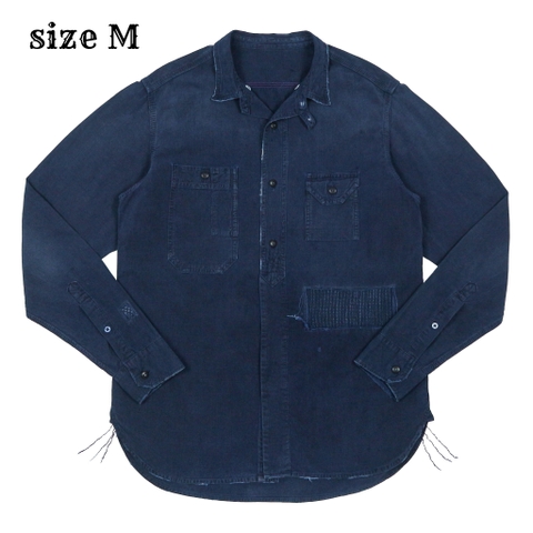 Sunny Sports Japan Indigo Work Shirt Size M