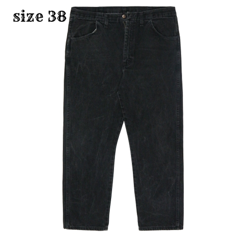 90s Rustler USA Black Denim Worker Jeans Size 38