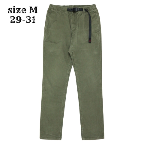 Gramicci Olive Outdoor Slim Pants Size M