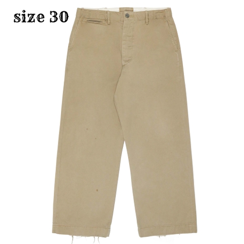 Buzz Rickson’s Type Military Khaki Trousers Size 30