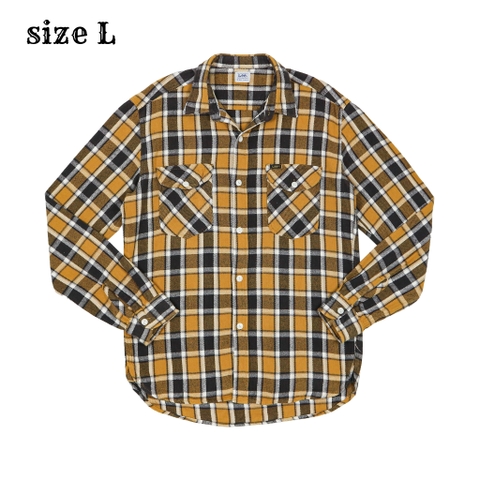 Lee Japan Classic Label Flannel Work Shirt Size L