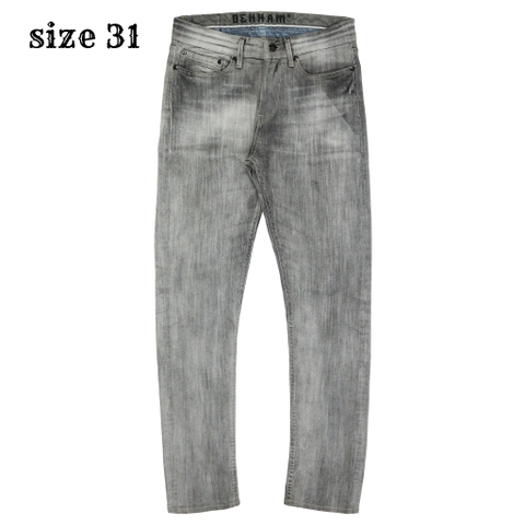 Denham Skinny Grey Wash Denim Jeans Size 31