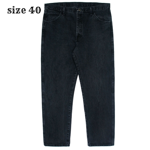 00s Rustler Black Denim Worker Jeans Size 40