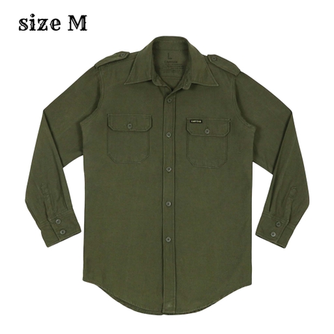 Capitan Japan Type Military Olive Shirt Size M