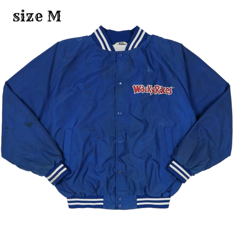 Vtg 90s Mobil Wacky Races Sport Jacket Size M