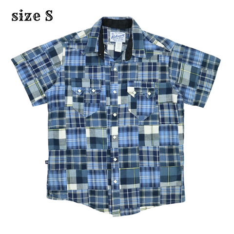 Rockmount Patchwork Western Shirt S/S Size S