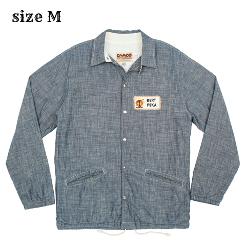 Vtg Camco USA Chambray Sport Jacket Size M