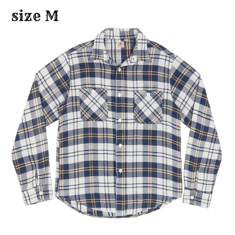 Sugar Cane Japan Flannel Work Shirt Size M