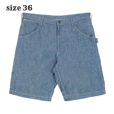 Spell Bound Japan Chambray Carpenter Shorts Size 36