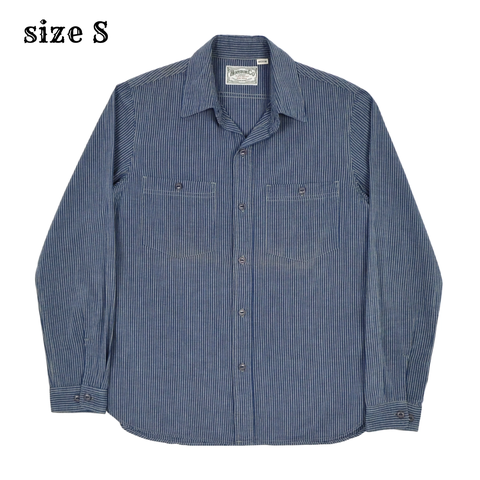 Houston Stripe Work Shirt Long-sleeve Size S