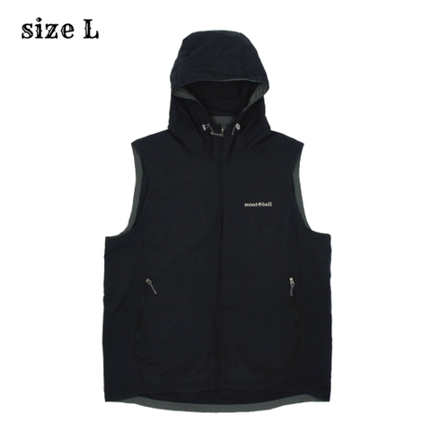 mont-bell Outdoor Hooded Nylon Vest Size L