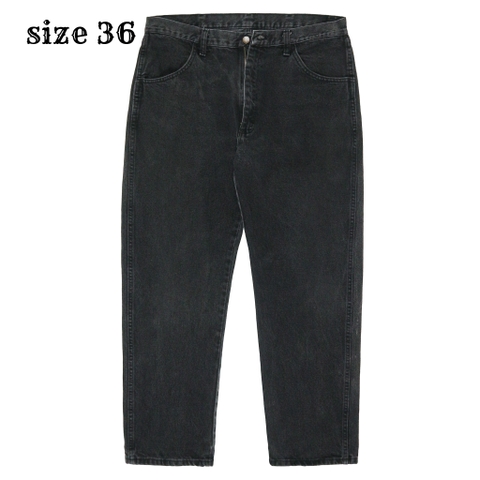 00s Rustler Black Denim Worker Jeans Size 36