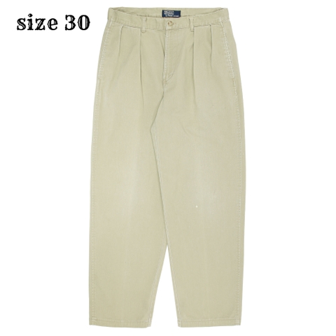 90s Polo Ralph Lauren Pleated Khaki Pants Size 30