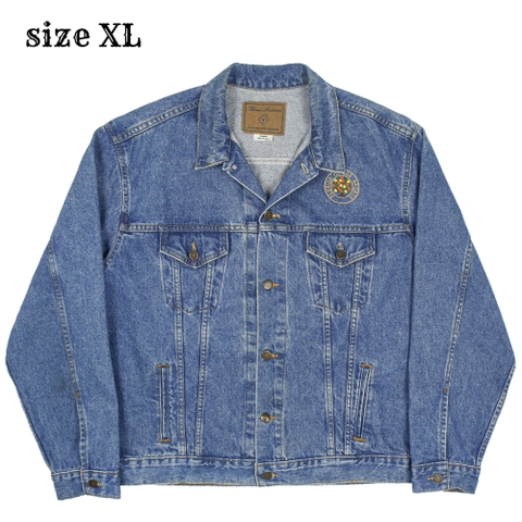 90s Three Rivers Made in USA Denim Jacket Size XL