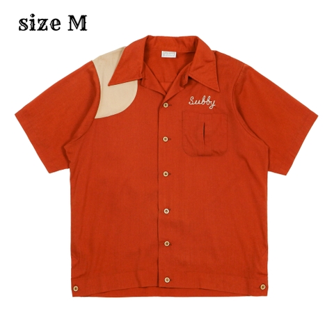 Vtg King Louie USA Made Bowling Style Sport Shirt Size M