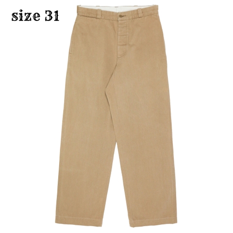 90s Levi's Japan Selvedge Khaki Work Pants Size 31