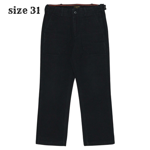 WhoAu Black Denim Baker Pants Size 31