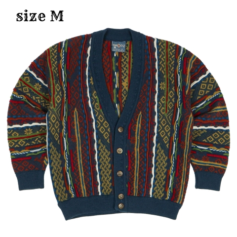 Geccu Made in Australia 3D Knit Wool Cardigan Size M