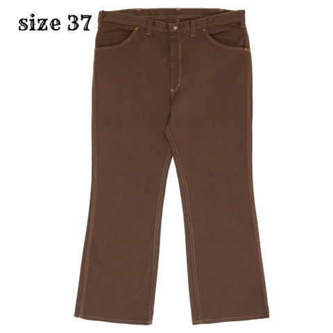 Vtg 70s Sears Perma-Prest Denim Bootcut Jeans Size 37