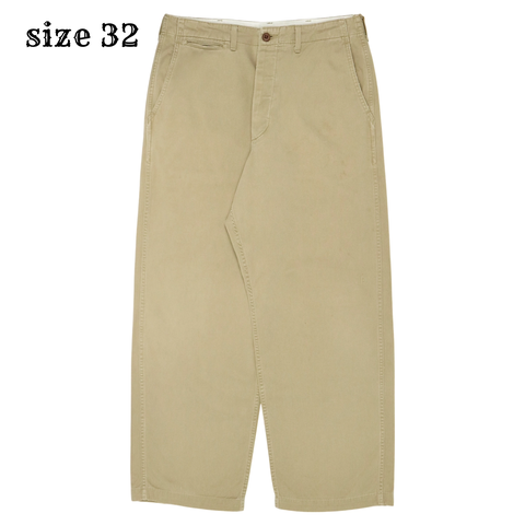 90s Edwin Military Khaki Pants Wide Leg Size 32