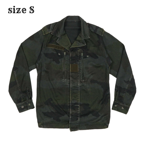 Vintage French Army Camo Field Jacket Size S