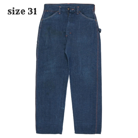 Vintage 60s Dee Cee Denim Painter Pants Size 31